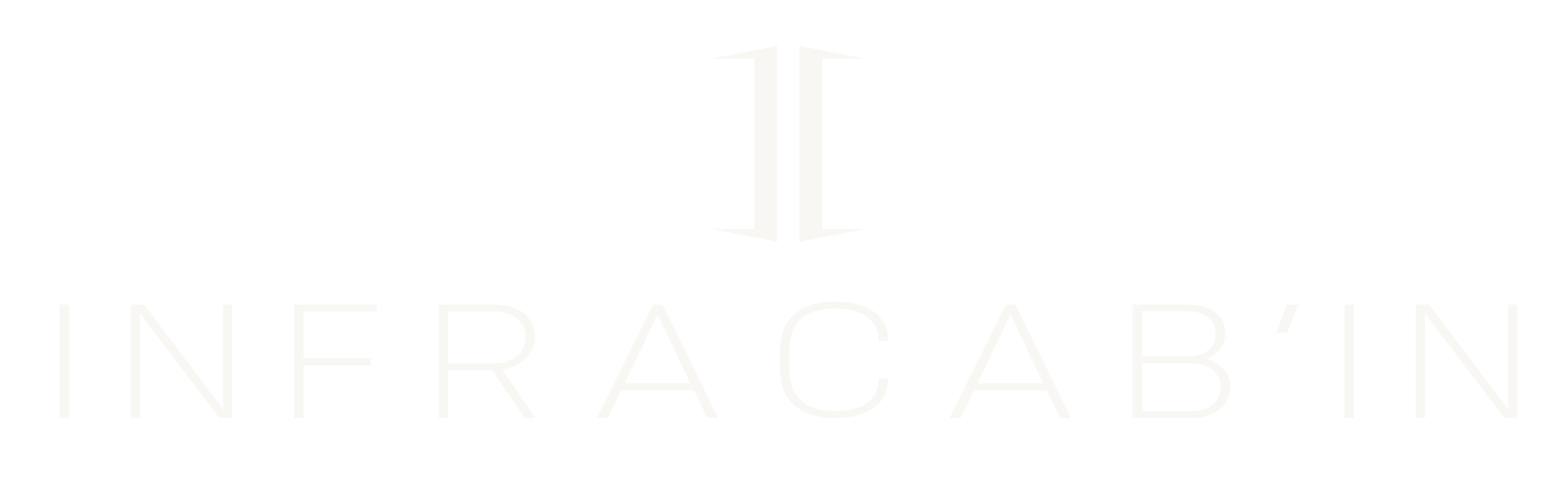 Logo Infracabin blanc chaud
